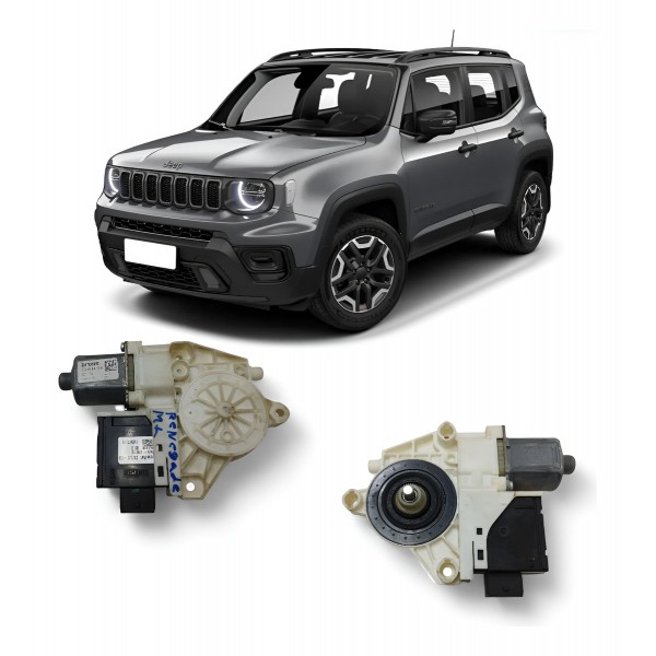 Motor Máquina Vidro Dianteira Esquerda Renegade 2015 A 2021