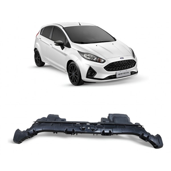 Reforço Grade Frontal Ford New Fiesta 2013 2014 A 2019 Preto Fosco