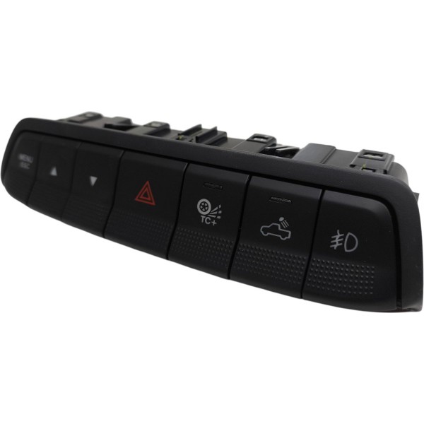 Botão Painel Central Alerta Fiat Strada 2020 2021 2022 Preto