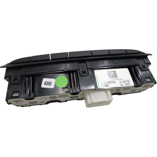 Comando Botão Central Painel Alerta Fiat Strada 2021 A 2025 Preto