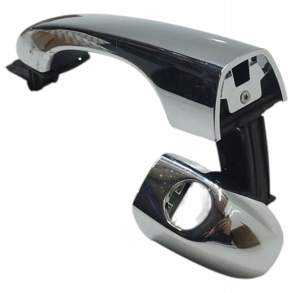 Maçaneta Externa Dianteira Esquerda Jeep Renegade 2017  2022 Cromado Dianteira