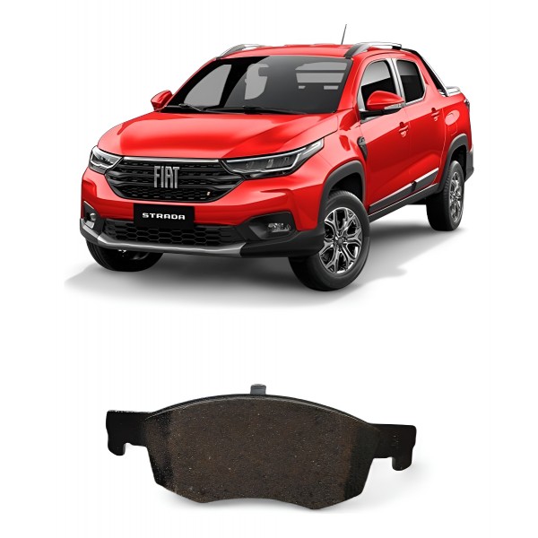Pastilha Freio Dianteira Fiat Strada 2020 2021 2022 A 2024 Pastilha Freio Dianteira Fiat Strada 2020 2021 2022 A 2024