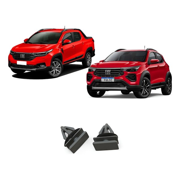 2 Grampo Presilha Moldura Paralama Traseira Fiat Pulse 2020