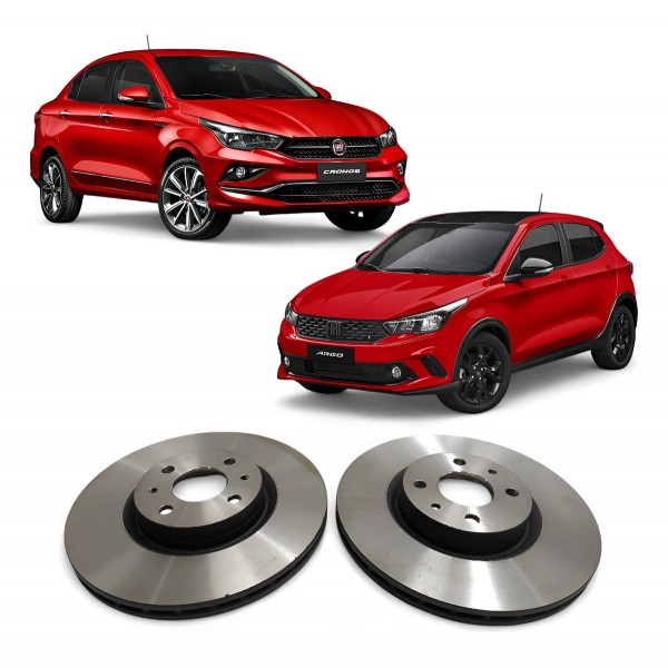 Par Disco Dianteiro Fiat Argo Cronos Pulse Linea Bravo Stilo Par Disco Dianteiro Fiat Argo Cronos Pulse Linea Bravo Stilo