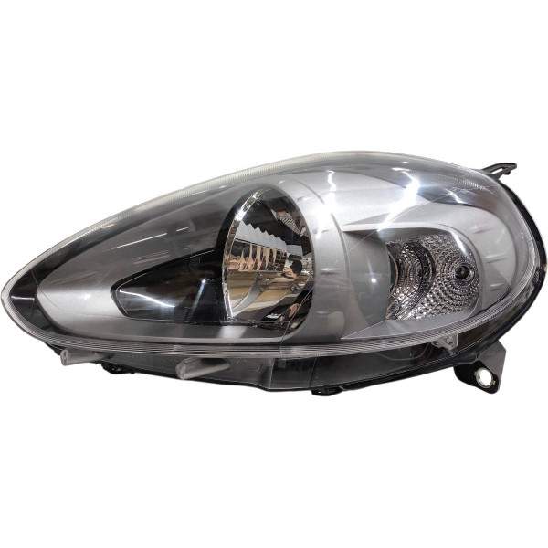 Farol Esquerdo Fiat Punto 2012 2013 A 2016 Mascara Cinza Esquerdo/motorista