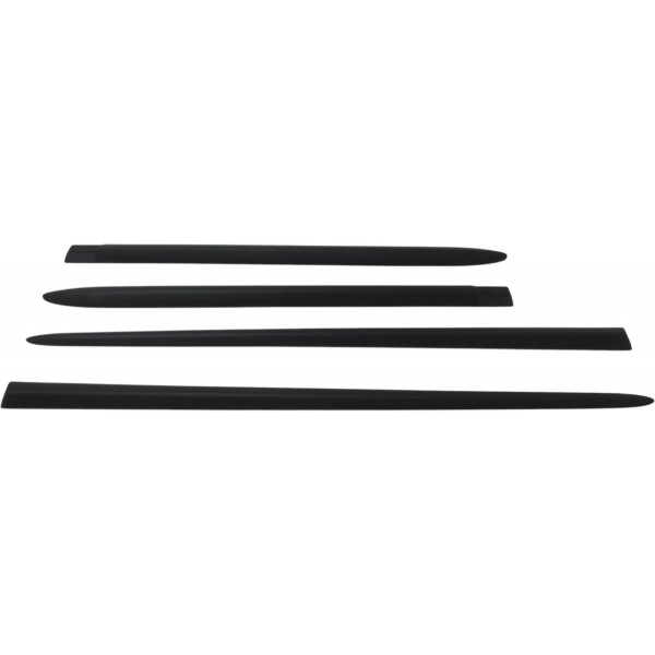 Kit Friso Porta Fiat Toro 2016 2017 2018 2019 2020 A 2023 Preto