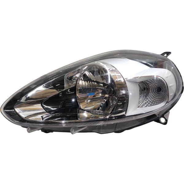 Farol Esquerdo Fiat Punto 2012 2013 2014 2015 A 2017 Cromado Esquerdo/motorista
