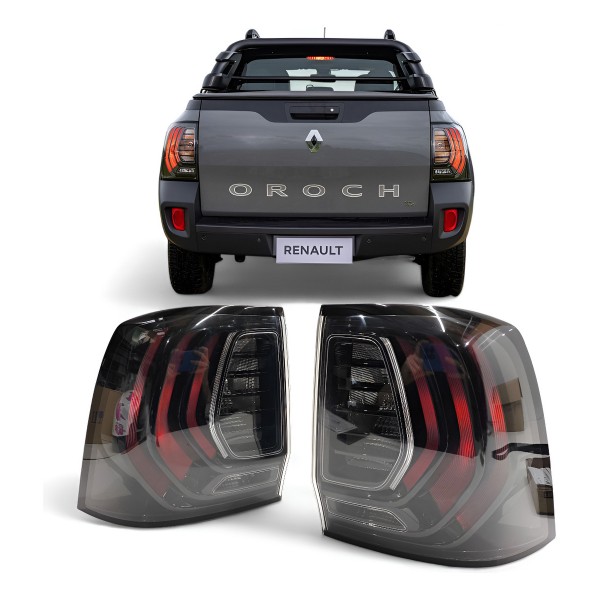 Par Lanterna Renault Oroch 2022 2023 2024 2025 Fumê Ambos Lados Par Lanterna Renault Oroch 2022 2023 2024 2025 Fumê Ambos Lados