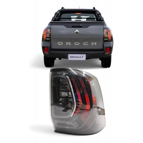 Lanterna Direita Renault Oroch 2022 2023 2024 2025 Fumê Direito/passageiro Lado Direito