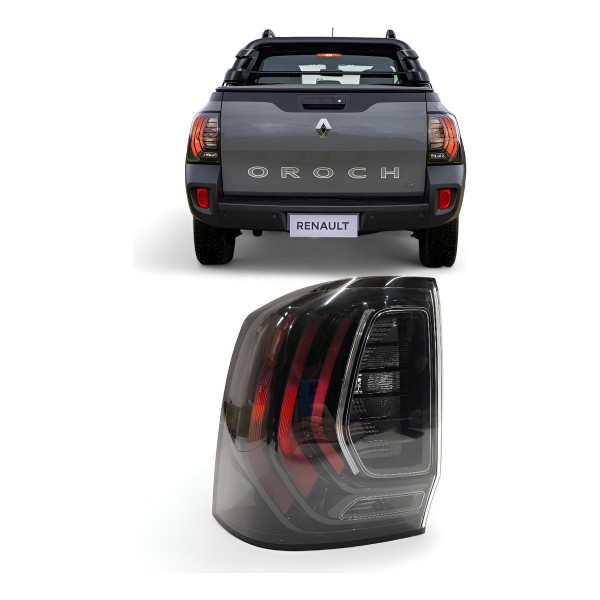 Lanterna Esquerda Renault Oroch 2022 2023 2024 2025 Fumê Esquerdo/motorista
