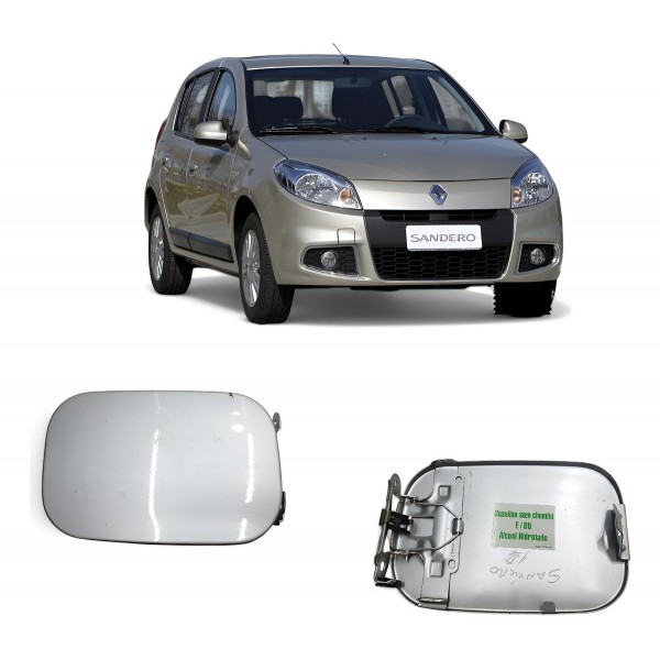 Portinhola Tanque Combustível Renault Sandero 2010 2011 2012 Branco Portinhola Tanque Combustível Renault Sandero 2010 2011 2012 Branco