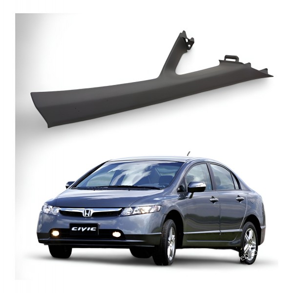 Moldura Coluna Dianteira Direita New Civic G8 2007 A 2011 Moldura Coluna Dianteira Direita New Civic G8 2007 A 2011