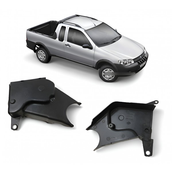 Capa Corrente Dentada Fiat Strada Fire 1.4 2009 A 2015 Orig Preto Capa Corrente Dentada Fiat Strada Fire 1.4 2009 A 2015 Orig Preto