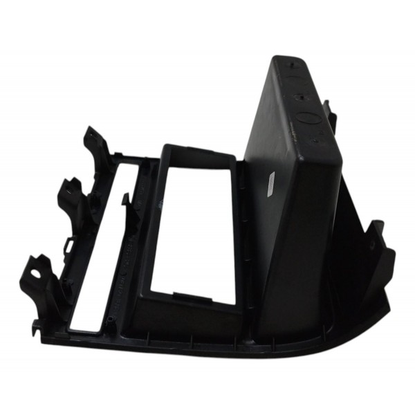 Moldura Rádio Painel Central Fiat Palio Siena 2004 A 2008 Cinza