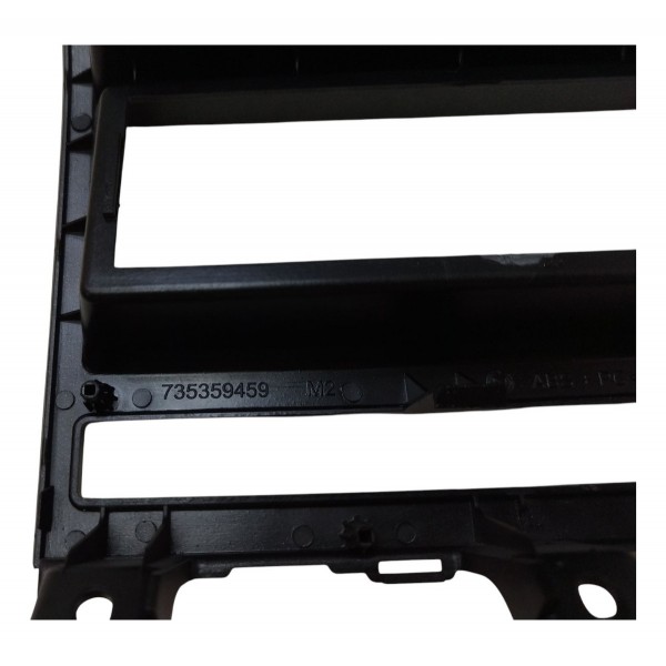 Moldura Rádio Painel Central Fiat Palio Siena 2004 A 2008 Cinza