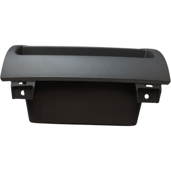 Moldura Rádio Painel Central Fiat Palio Siena 2004 A 2008 Cinza