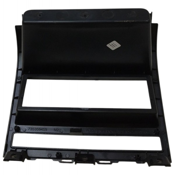 Moldura Rádio Painel Central Fiat Palio Siena 2004 A 2008 Cinza