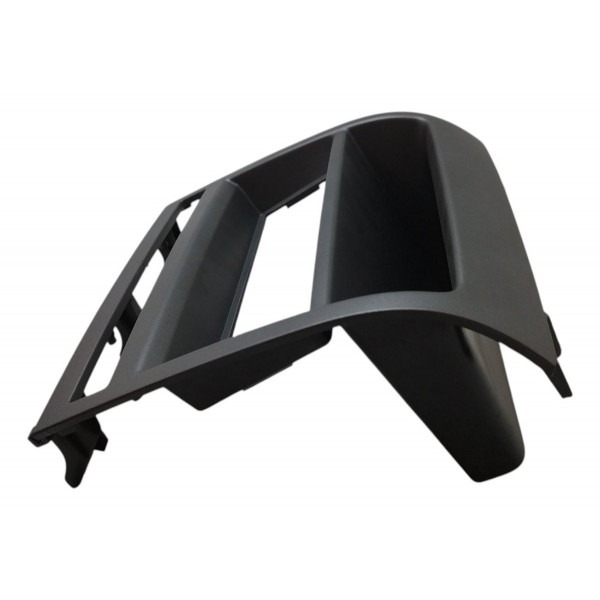 Moldura Rádio Painel Central Fiat Palio Siena 2004 A 2008 Cinza