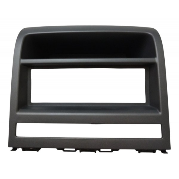 Moldura Rádio Painel Central Fiat Palio Siena 2004 A 2008 Cinza