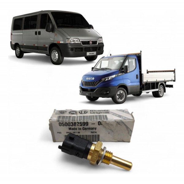 Sensor Temperatura Água Fiat Ducato 2.3 2012 2013 A 2021 Sensor Temperatura Água Fiat Ducato 2.3 2012 2013 A 2021