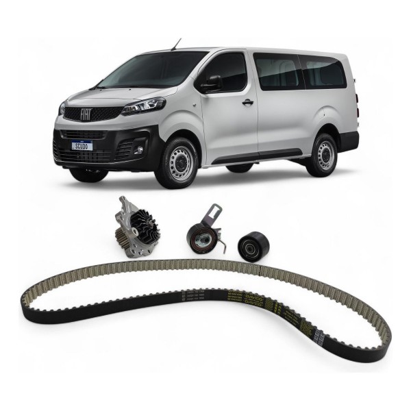Kit Correias Dentada Bomba Água Fiat Scudo 1.5 2022 A 2025