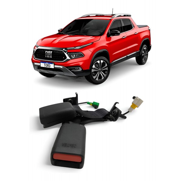 Engate Duplo Cinto Traseiro Fiat Toro 2021 2022 2023 2024