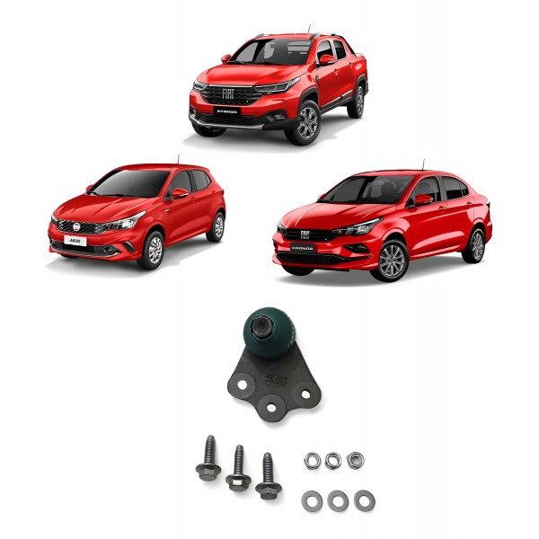 Pivô Dianteiro Direito Fiat Argo Cronos Strada 2020 A 2024