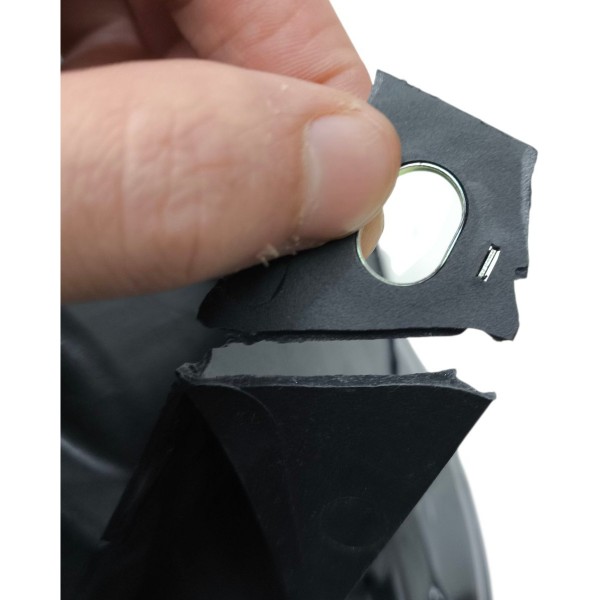 Farol Esquerdo Fiat Uno Vivace 2011 A 2014 Máscara Negra Esquerdo/motorista