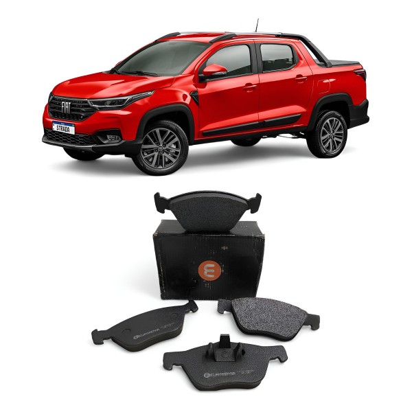 Jogo Pastilha Freio Dianteiro Fiat Strada 2021 2022 A 2024 Jogo Pastilha Freio Dianteiro Fiat Strada 2021 2022 A 2024
