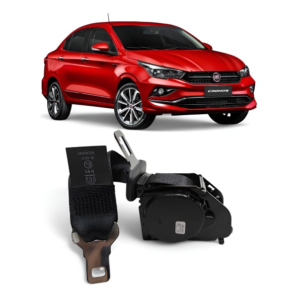 Cinto Segurança Traseiro Fiat Cronos 2018 2019 2020 2021