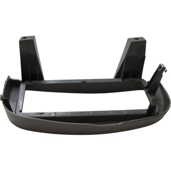 Moldura Central Rádio Fiat Palio Siena 2006 2007 2008 A 2012 Cinza