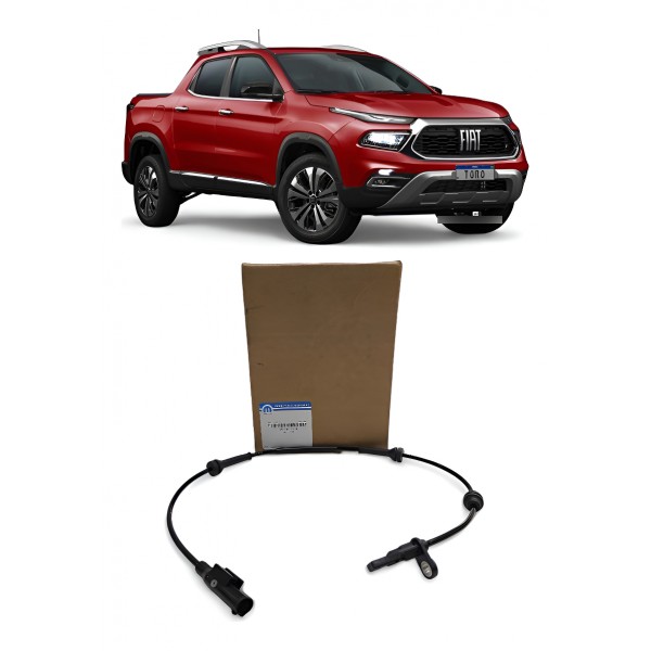Sensor Traseiro Abs Fiat Toro Renegade Compass 1.8 2.4 - Preto