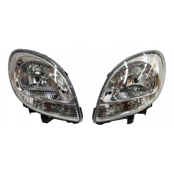 Par Farol Cromado Renault Kangoo 2009 2010 2011 2012 A 2018 Esquerdo