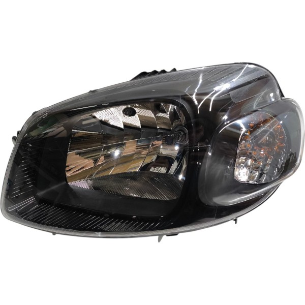 Farol Esquerdo Fiat Uno Vivace 2011 A 2014 Máscara Negra Esquerdo/motorista
