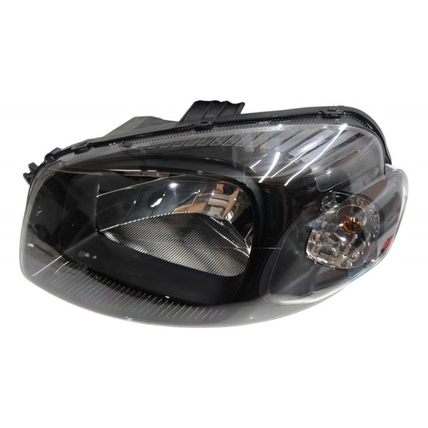 Farol Esquerdo Fiat Uno Vivace 2011 A 2014 Máscara Negra Esquerdo/motorista