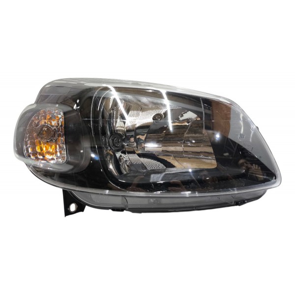 Farol Direito Fiat Uno Vivace 2011 A 2014 Máscara Negra - Direito/passageiro