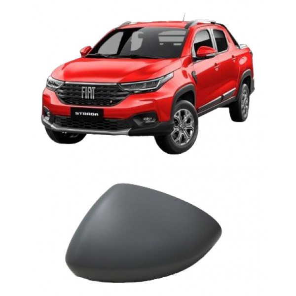 Capa Retrovisor Esquerdo Fiat Strada 2020 2021 2022 A 2024 - Primer