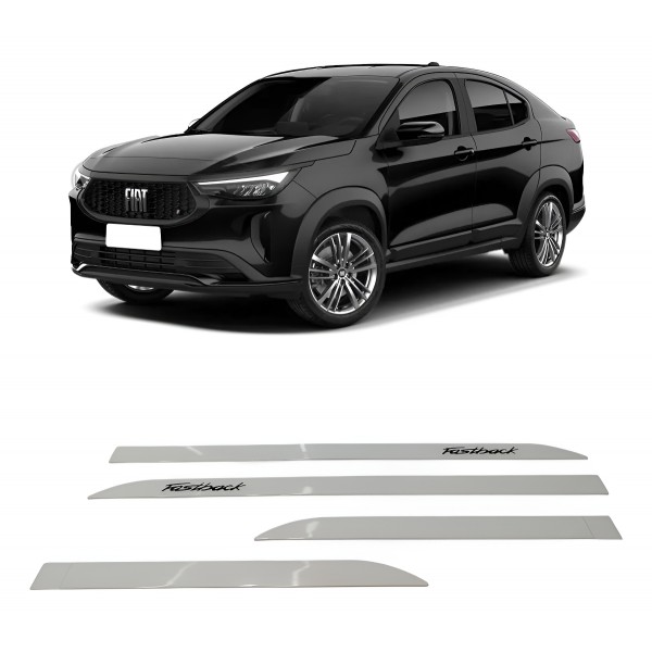 Kit Friso Porta Fiat Fastback 2022 2023 2024 2025 - Branco