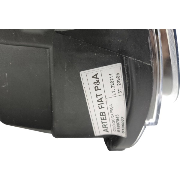 Farol Esquerdo Fiat Uno Vivace 2011 A 2014 Máscara Negra Esquerdo/motorista