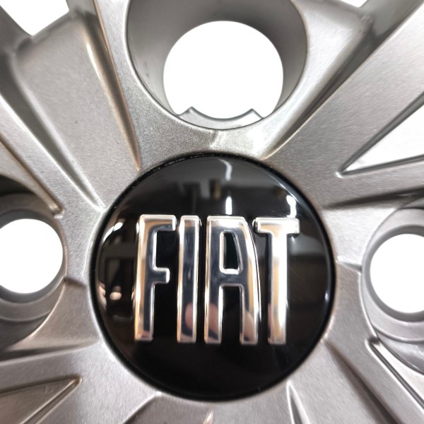 Roda Calota Aro 16 Fiat Argo Cronos Pulse 16x60 6jx16h2, Preto