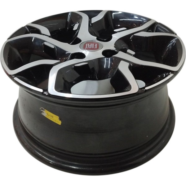 Roda Aro 15 Fiat Mobi Argo 4 Furos 2022 2023 2024 Cinza