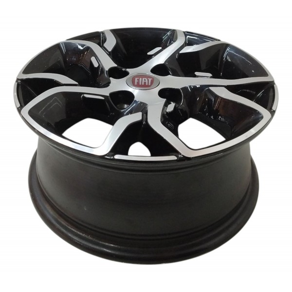 Roda Aro 15 Fiat Mobi Argo 4 Furos 2022 2023 2024 Cinza