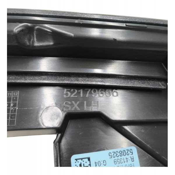 Moldura Esquerda Friso Farol Fiat Pulse Fastback 2022 A 2024 - Cinza-escuro