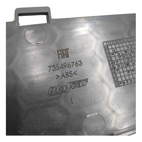 Grade Superior Parachoque Dianteiro Fiat Palio 2012 A 2020 Cinza Fosco