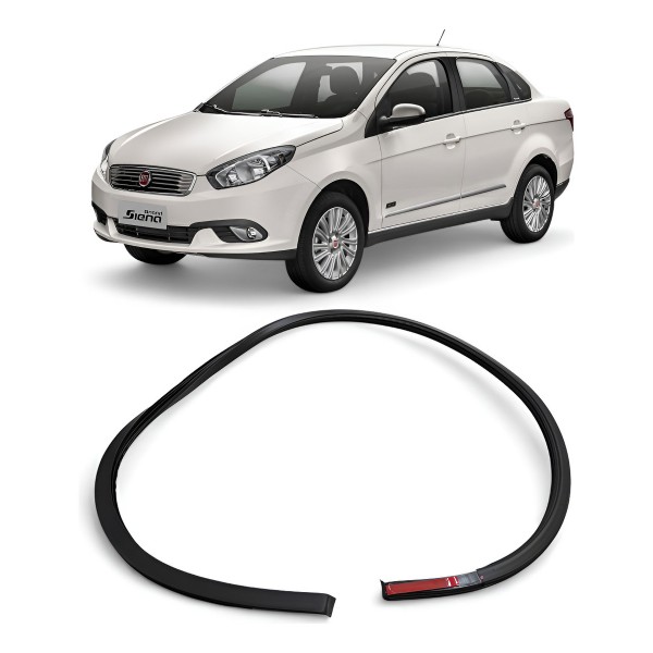 Borracha Friso Teto Esquerdo Fiat Grand Siena