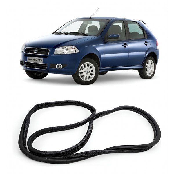 Borracha Guarnição Porta Direita Fiat Palio Siena 51938601 Preto