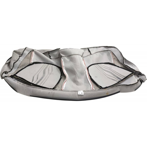 Capa Banco Traseiro Fiat Toro 2016 2017 2018 2019 2020 2021 Preto