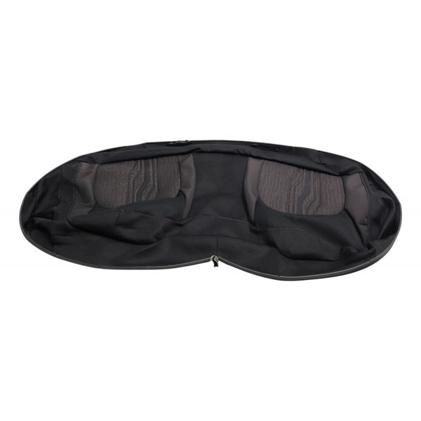 Capa Banco Traseiro Fiat Toro 2016 2017 2018 2019 2020 2021 Preto