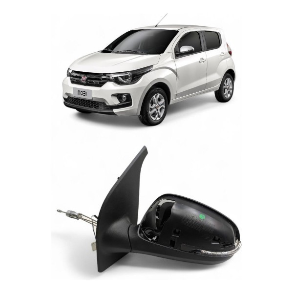 Retrovisor Esquerdo Fiat Mobi 2017 2018 A 2025 Manual Pisca