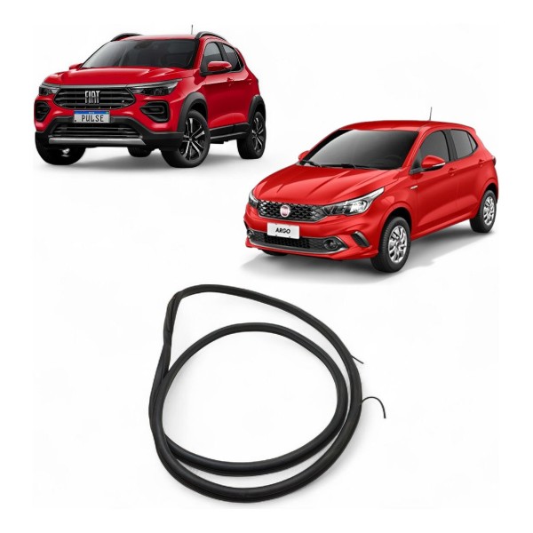 Borracha Guarnição Traseira Argo Pulse 2022 2023 Original